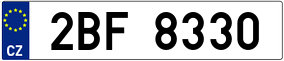 Truck License Plate